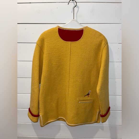 📍💛 Gaddy Collection 100% wool cardigan – Size L - Picture 11 of 11